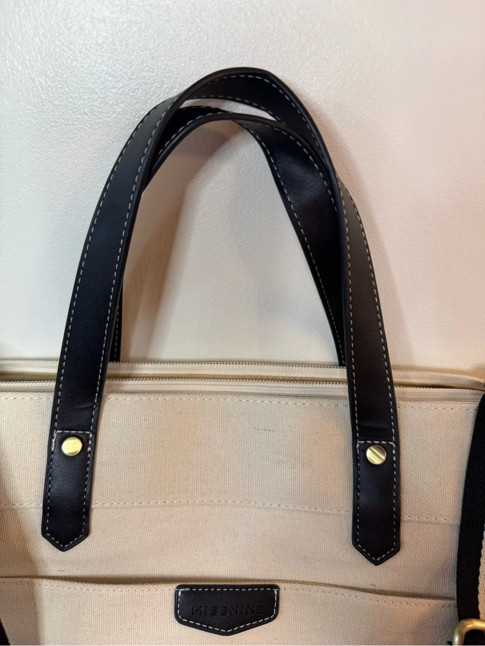 Missnine canvas tote bag